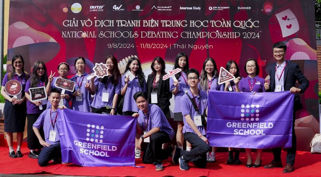 CLB Tranh Biện Greenfield School ghi danh tại giải Vô địch tranh biện Trung học toàn quốc