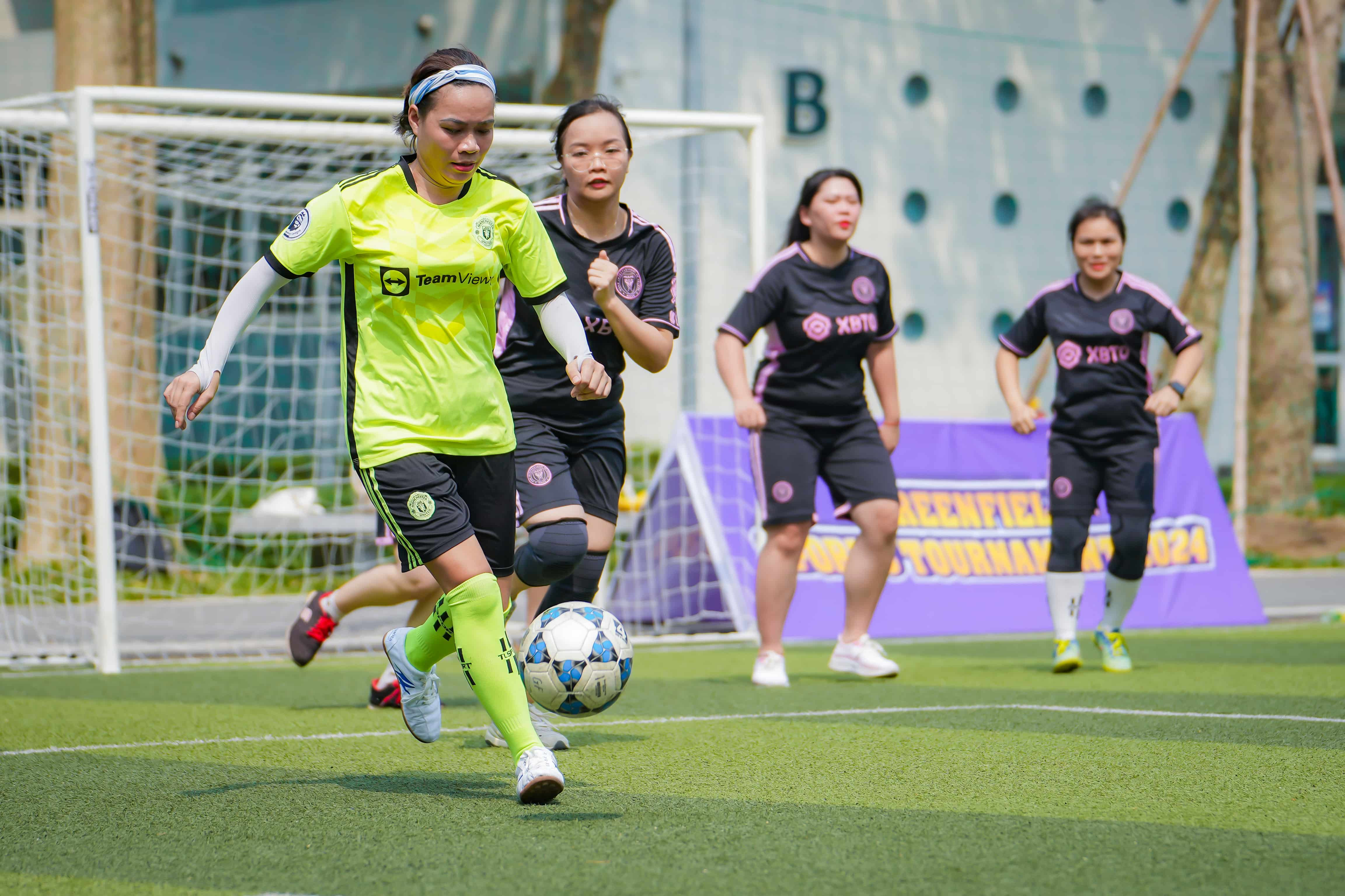 Khởi tranh Giải bóng đá nữ cán bộ, nhân viên Greenfield's Women Cup 2024