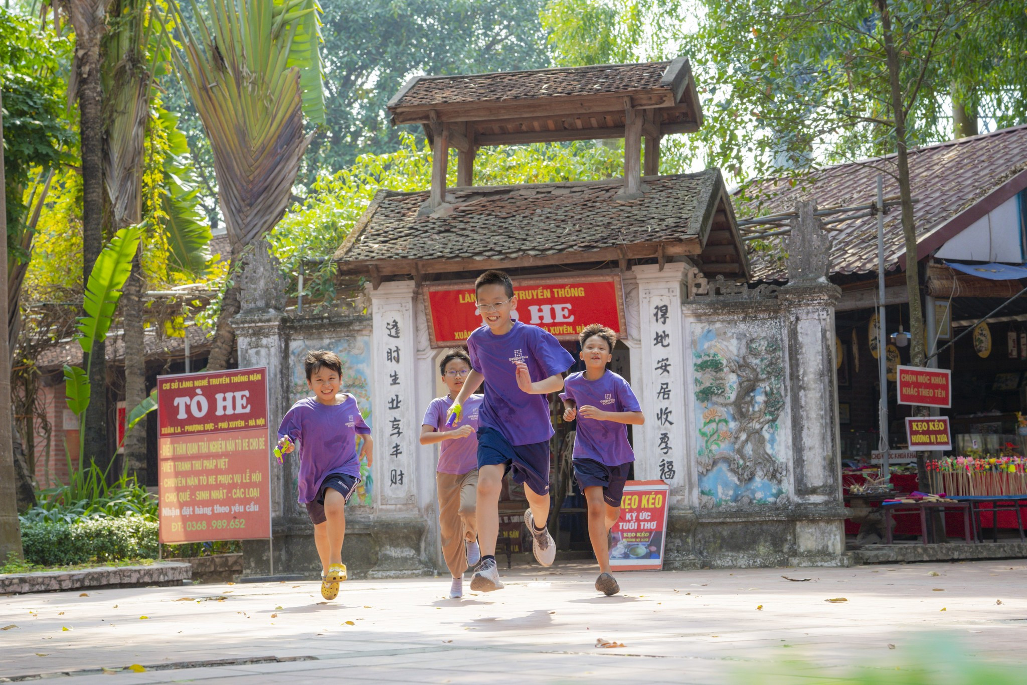 Khám phá thiên nhiên, văn hóa đất Việt trong chuyến dã ngọoại của học sinh Khối 5