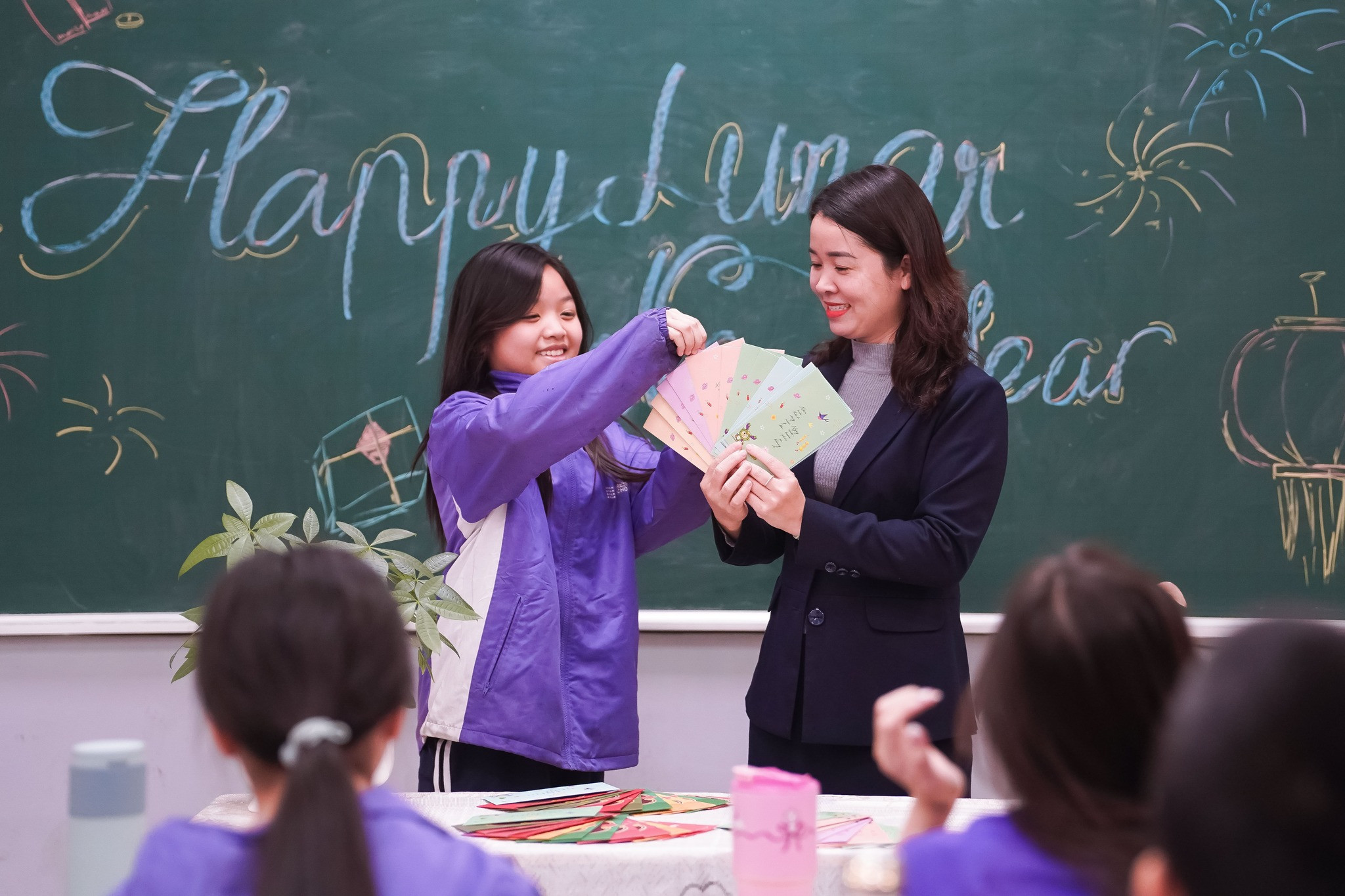 Rộn ràng không khí khai xuân tại Greenfield School