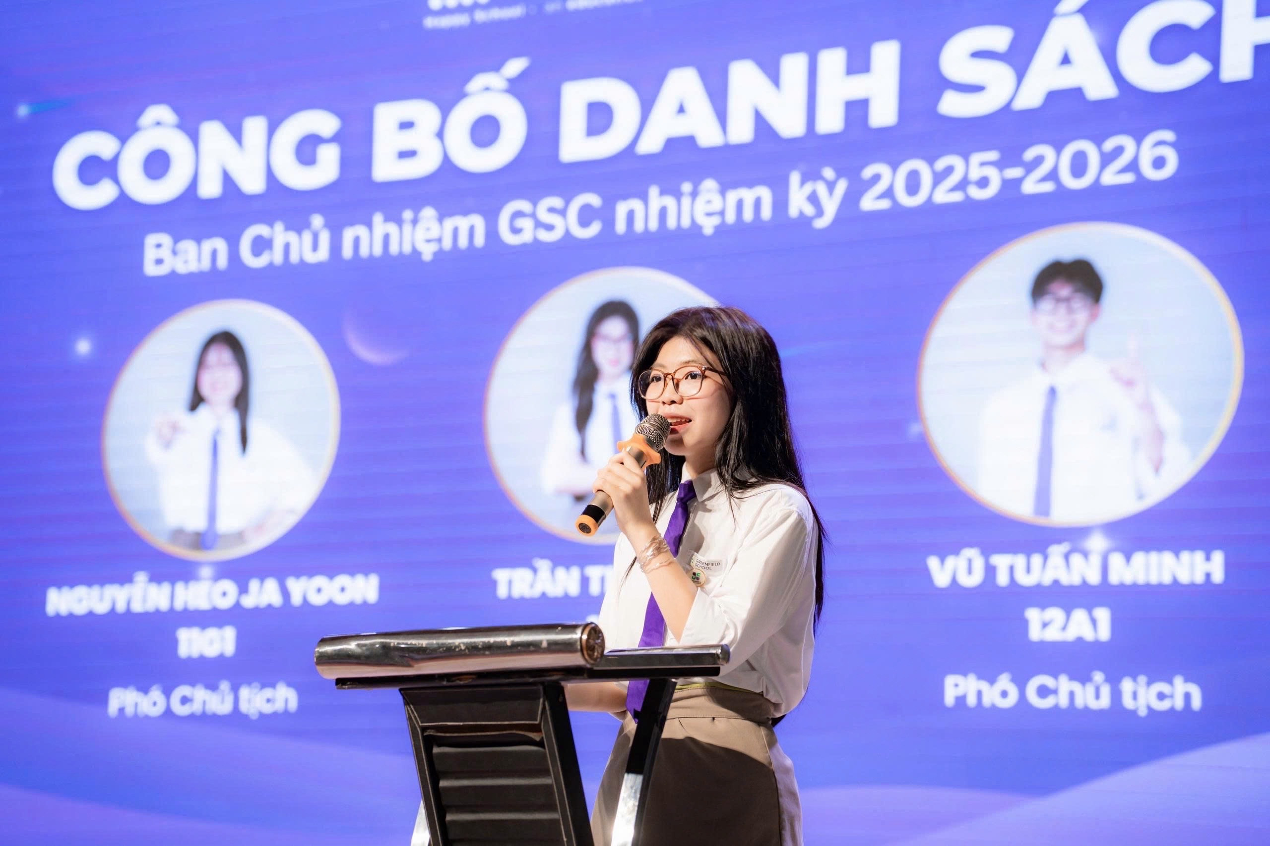 Gặp gỡ Trần Thục Anh - Tân Chủ tịch Hội đồng Học sinh năm học 2025 - 2026
