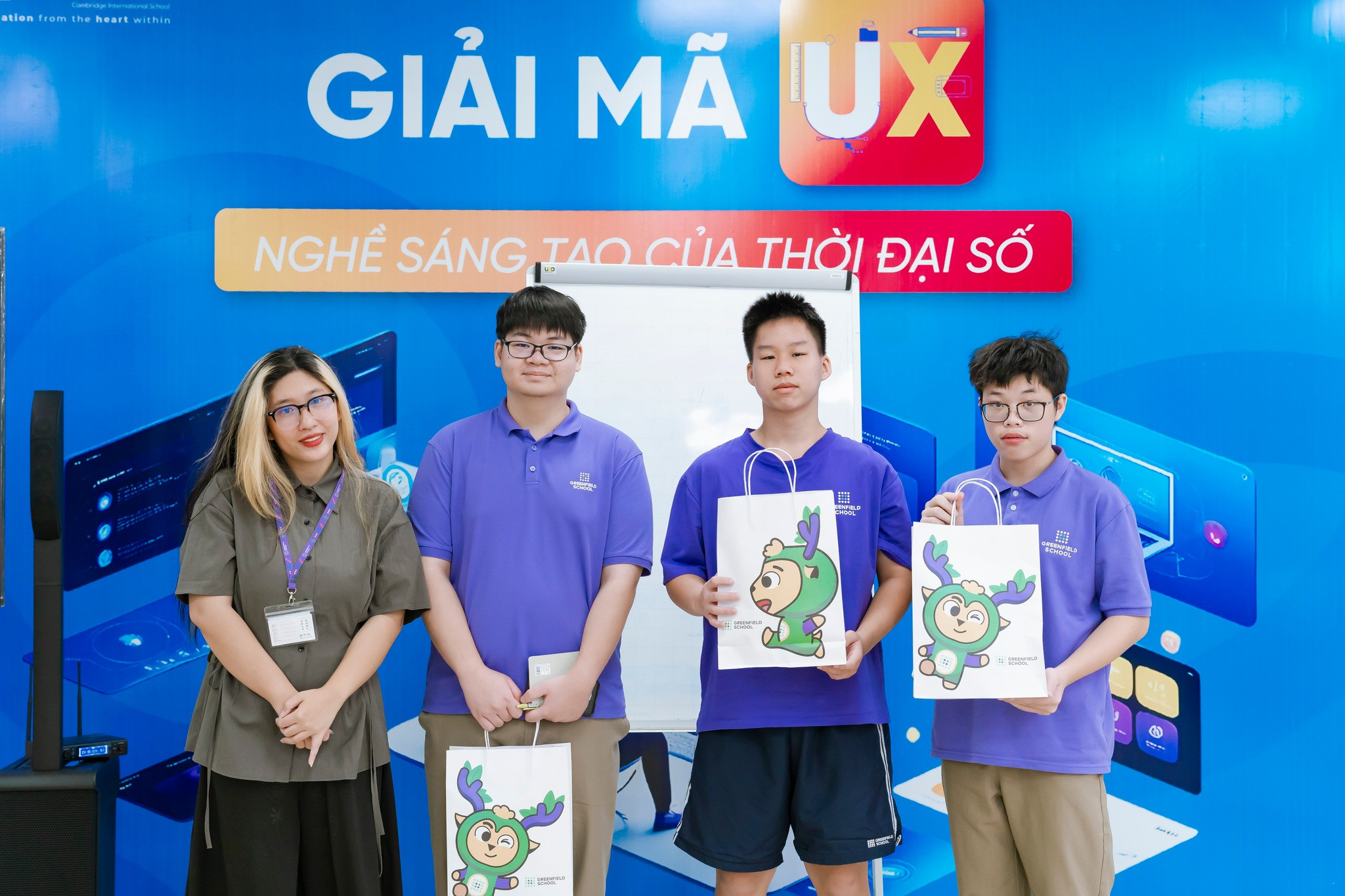 Học sinh Greenfield School giải mã UX - Nghề sáng tạo của thời đại số