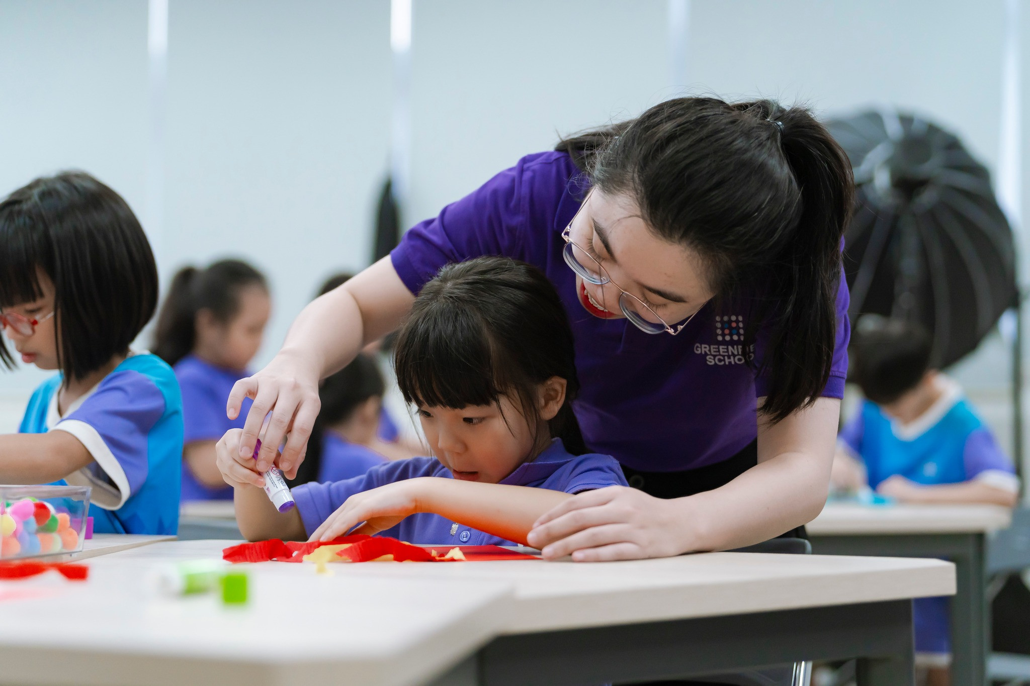 Học sinh Tiểu học Greenfield School học cách "thổi bay" cơn giận dữ