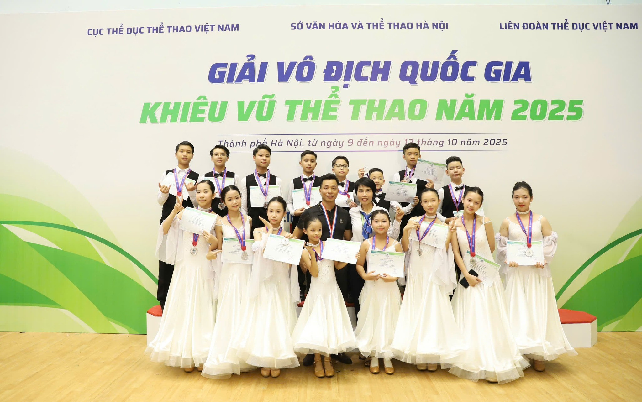 Học sinh Greenfield School giành 8 huy chương tại giải Cúp khiêu vũ thể thao quốc gia lần III năm 2025