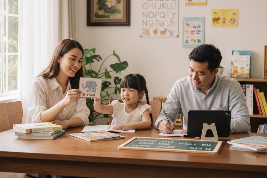 4 cách giúp cha mẹ không giỏi tiếng Anh vẫn có thể đồng hành cùng con