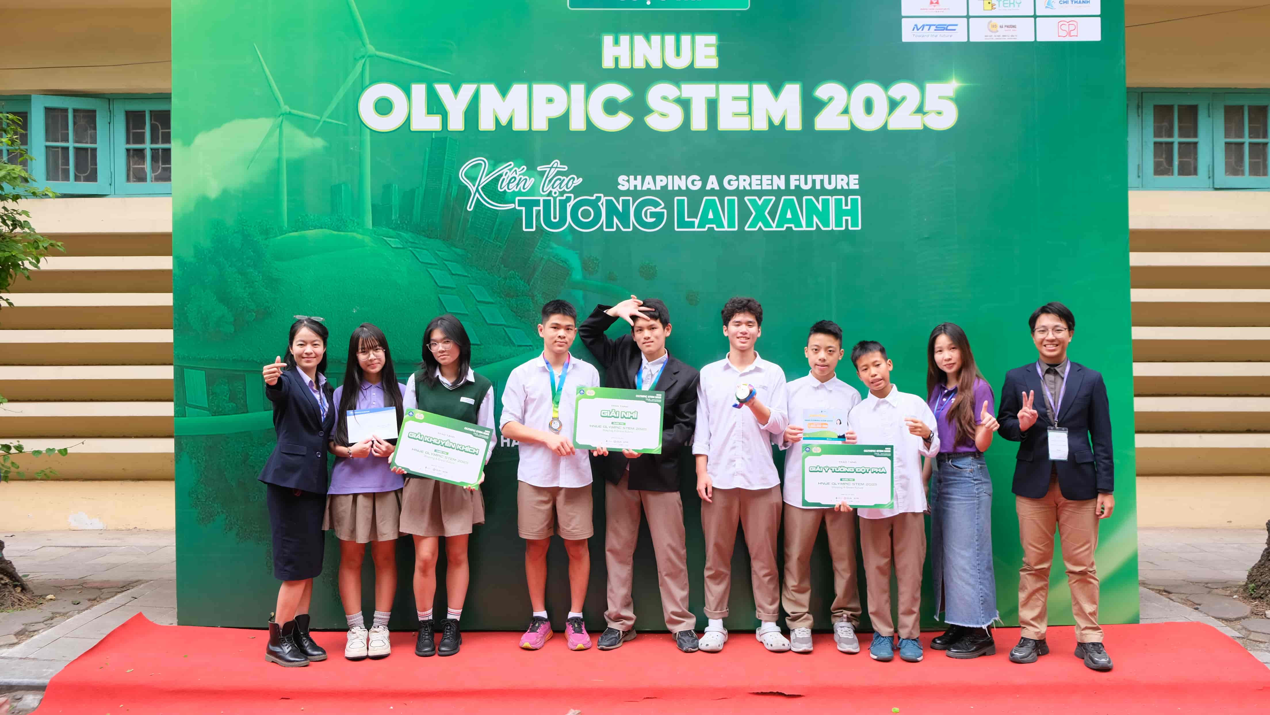 Học sinh Greenfield School Ecopark tạo "cú hit" vang dội tại "HUNE Olympic STEM 2025"