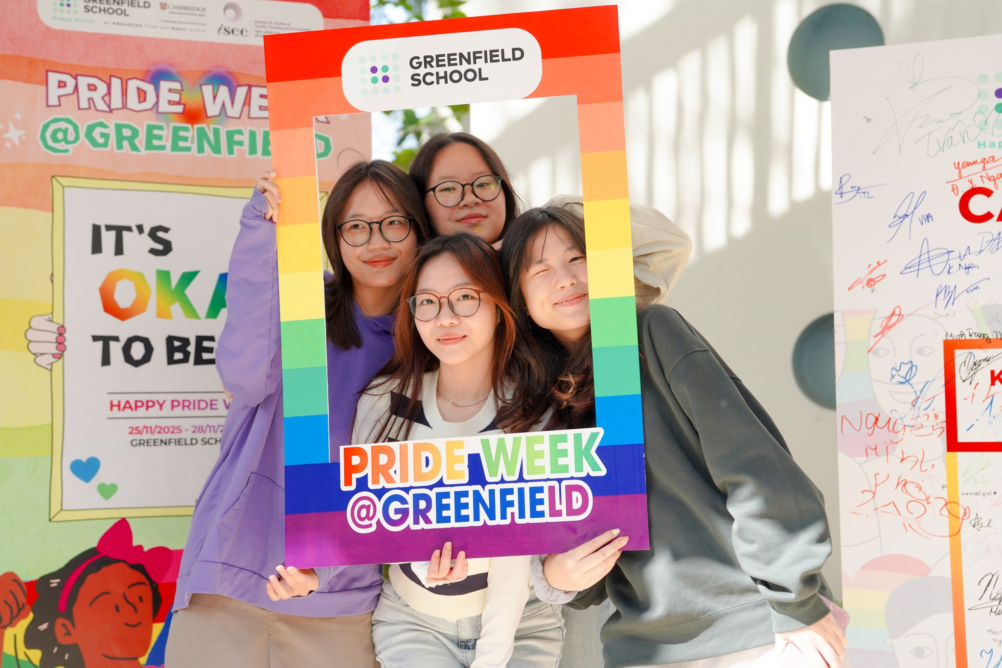Grade 11G2 Promotes Gender Diversity Respect with the “5 No’s” Initiative!