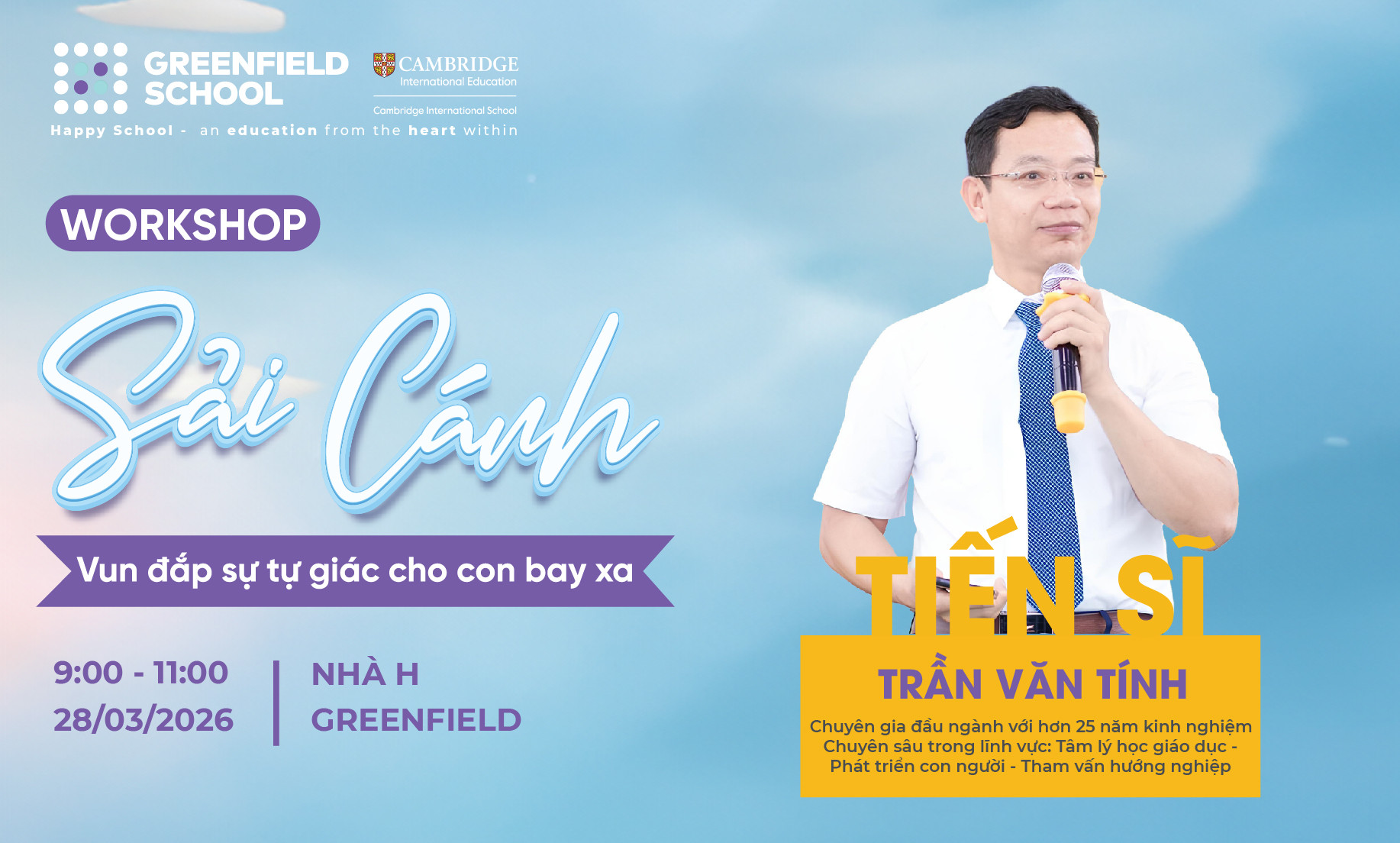 Workshop "Sải cánh - Vun đắp sự tự giác cho con bay xa"