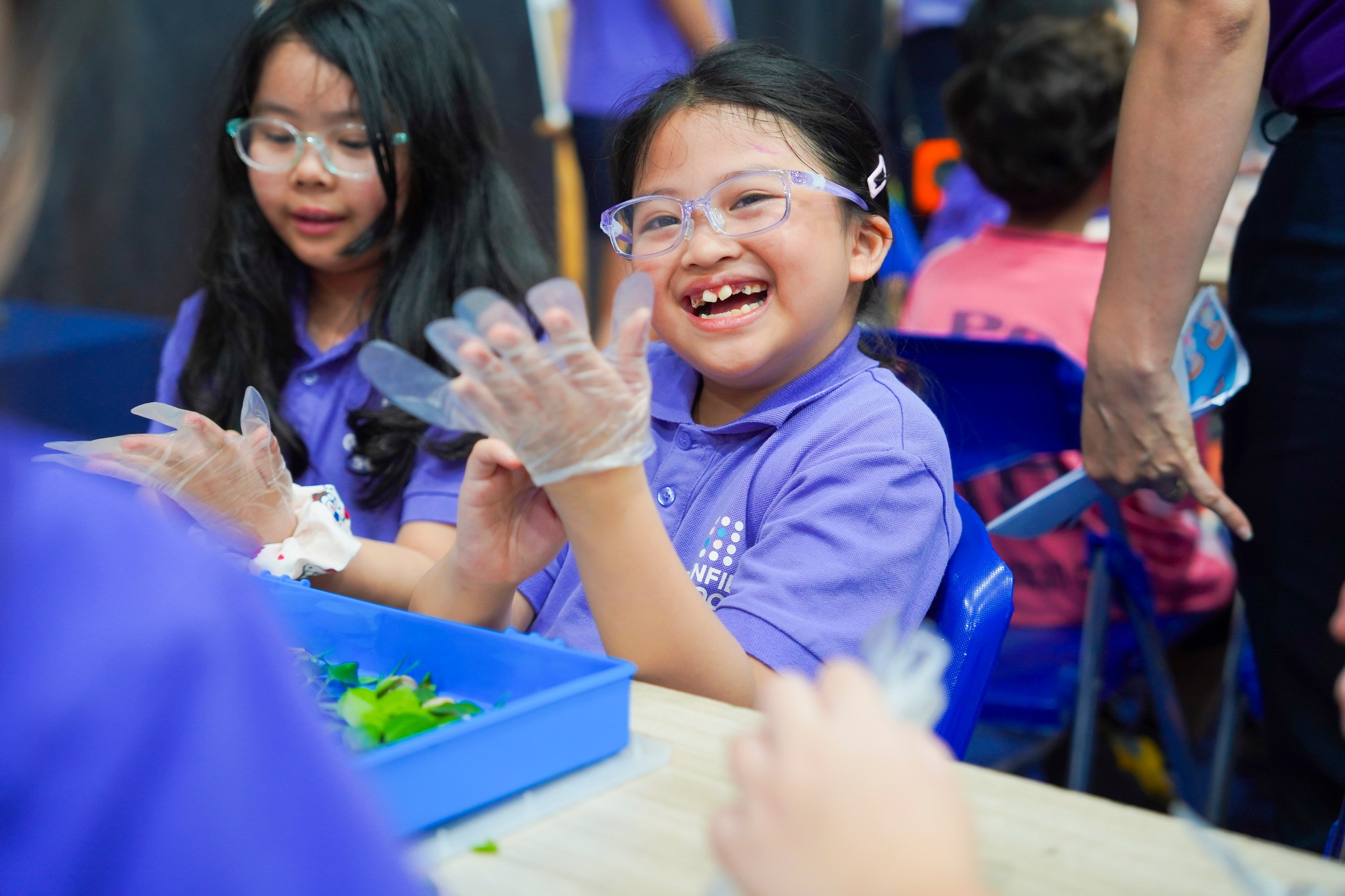 Grade 2 students explore the mysteries of a scientific adventure.
