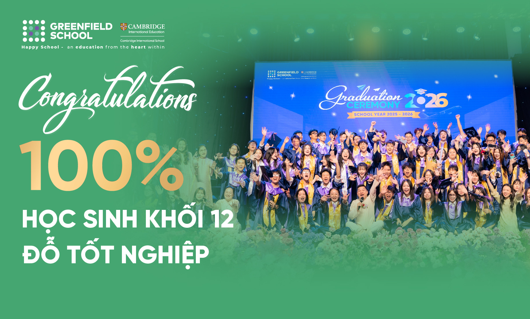 "Class of 2026" về đích rực rỡ trong Kỳ thi tốt nghiệp THPT 2026