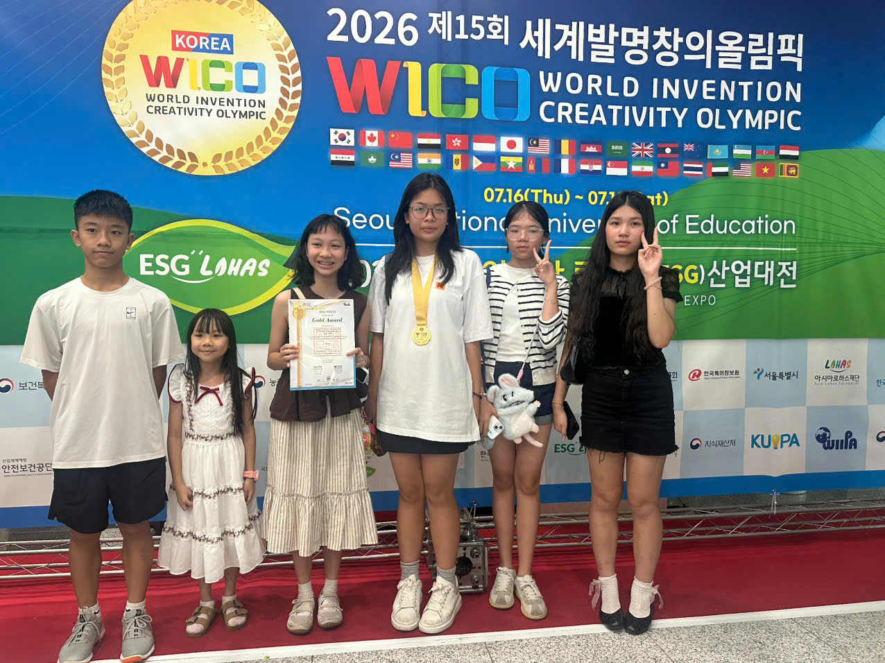 Nhóm học sinh lớp 8 Greenfield School chinh phục Huy chương Vàng cuộc thi phát minh và sáng tạo thế giới WICO 2026