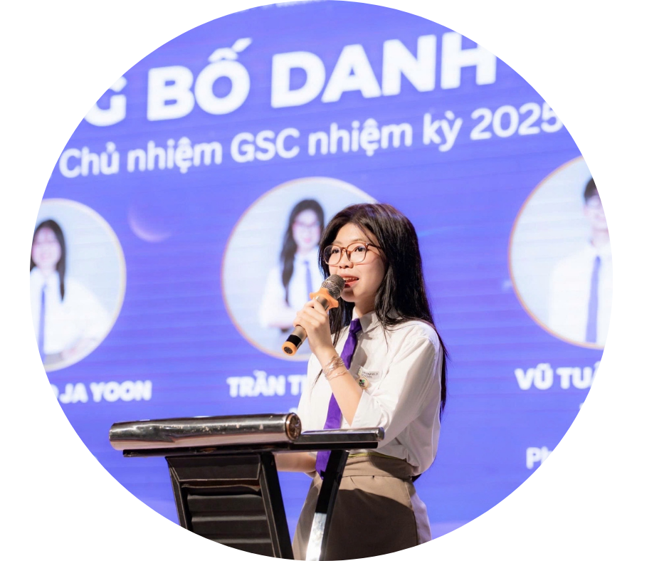 Gặp gỡ Trần Thục Anh - Tân Chủ tịch Hội đồng Học sinh năm học 2025 - 2026