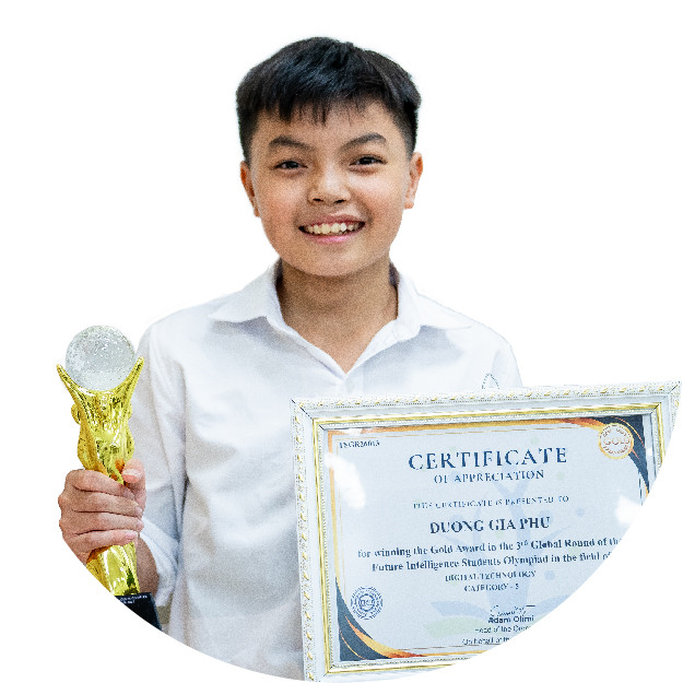 Thi đâu thắng đó, Dương Gia Phú "ẵm" 7 Huy chương Vàng trong một năm học