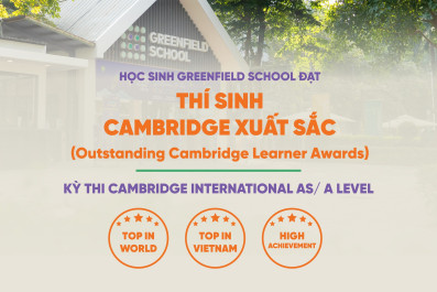 Greenfield School students win the "Outstanding Cambridge Learner Award" in the AS/A Level exams