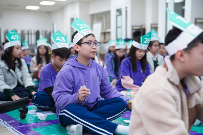 The exciting atmosphere at the Cambridge Talents competition for Grade 5