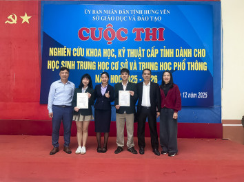 11th Graders secure Second Prize at Provincial Science and Engineering Fair